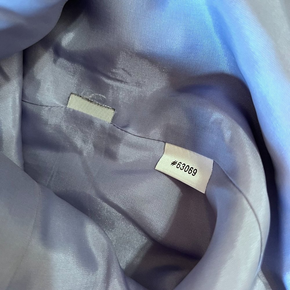 Ann Taylor Loft virgin wool,blazer periwinkle women's sz 4, light blue - Picture 9 of 16